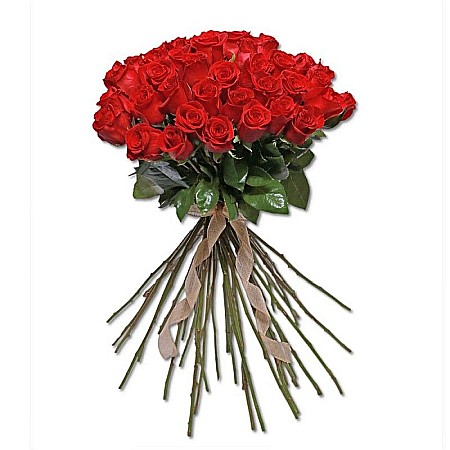 Pentru Mama - Buchet 40 Trandafiri Roșii – Buchet Generos de Trandafiri Roșii