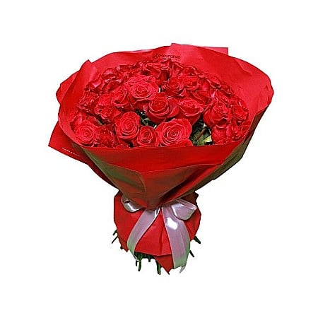 Buchete Flori - Buchet 45 Trandafiri Roșii – Simbol al Iubirii Profunde și Eleganței