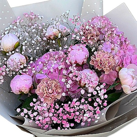 Buchet cu Bujori și Hortensii [1]