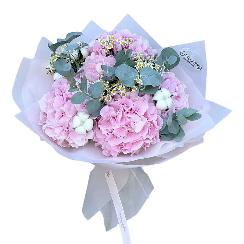 Buchete Mixte - Buchet Hortensii Roz – Fleurange Baia Mare