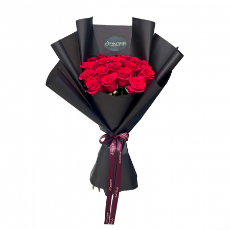 Pentru Bunica - Buchet cu Trandafiri Rosii “ All my love for you ”