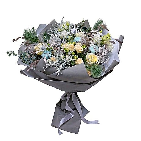 Pentru Mama - Buchet Delice – Aranjament Floral Elegant în Nuanțe Calde
