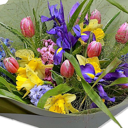 Buchet cu 5 Zambile si 7 Lalele [1]