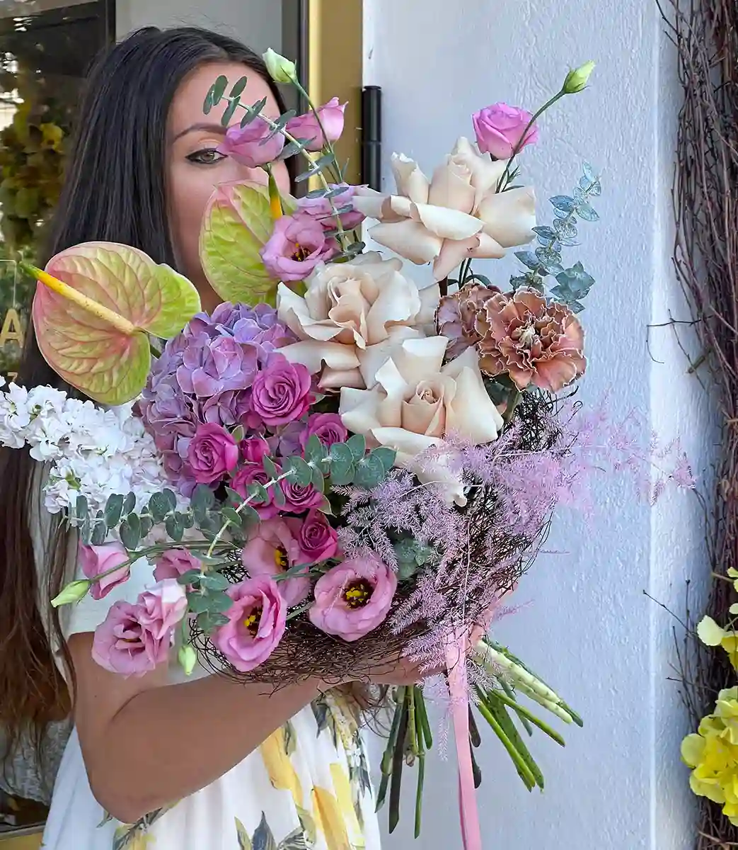 Buchet pe Structura Boho Lavender [1]