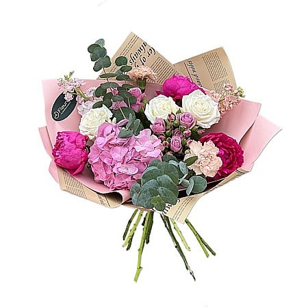 Pentru Mama - Buchetul Shades of Pink