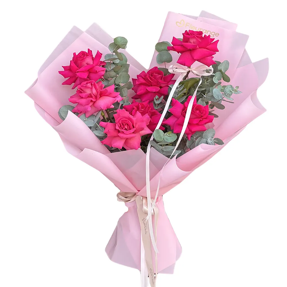 Buchete Trandafiri Roz - Buchet Trandafiri Pink Floyd – trandafiri roz petalați, Fleurange Baia Mare