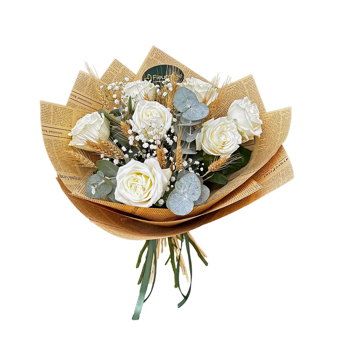Valentine's Day - Buchet Trandafiri si Spice de Grau – Floraria Fleurange Baia Mare