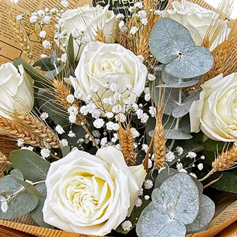 Buchet Trandafiri si Spice de Grau – Floraria Fleurange Baia Mare [1]