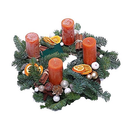 Aranjamente Craciun - Coronita Orange Christmas