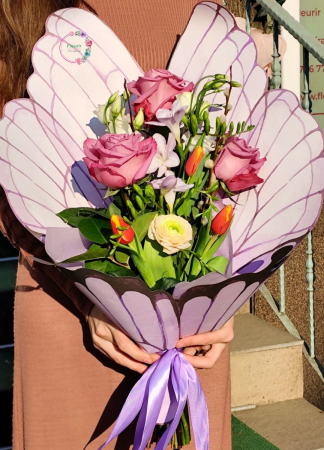 Buchete Flori - aripi-de-roz-buchet-premium-fleurir
