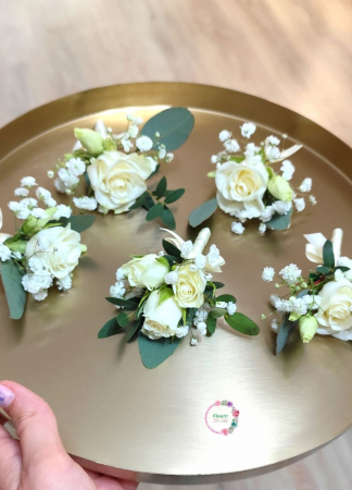 Nuntă - Cocardă Elegance – Puritatea Ivorie