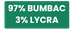 3. ⁠97% bumbac, 3% lycra