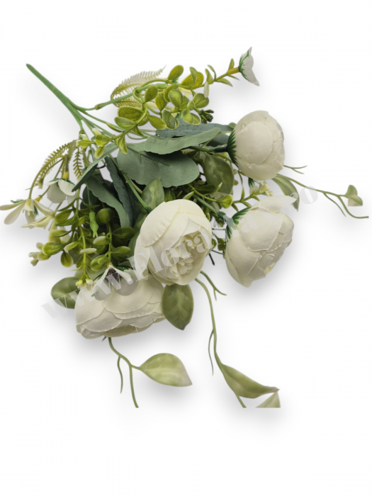 Buchet de ranunculus artificiali pentru nunta si evenimente speciale [2]