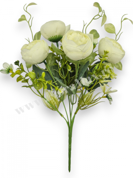 Buchet de ranunculus artificiali pentru nunta si evenimente speciale [3]