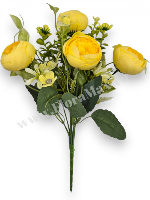 Buchet de ranunculus artificiali pentru nunta si evenimente speciale [3]