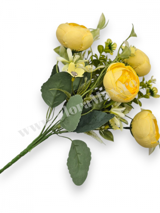 Buchet de ranunculus artificiali pentru nunta si evenimente speciale [1]