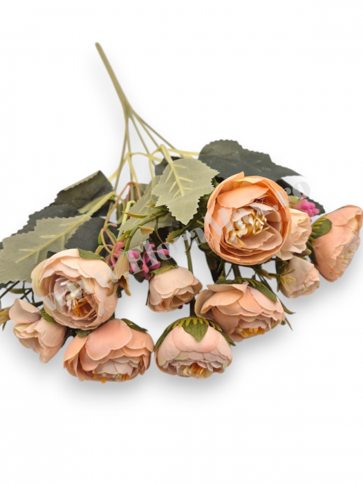Buchet de ranunculus artificiali pentru nunta si evenimente speciale [3]