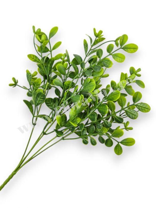 Buchet verdeata artificiala 5 fire 35 cm pentru aranjamente florale, nunti si evenimente [1]