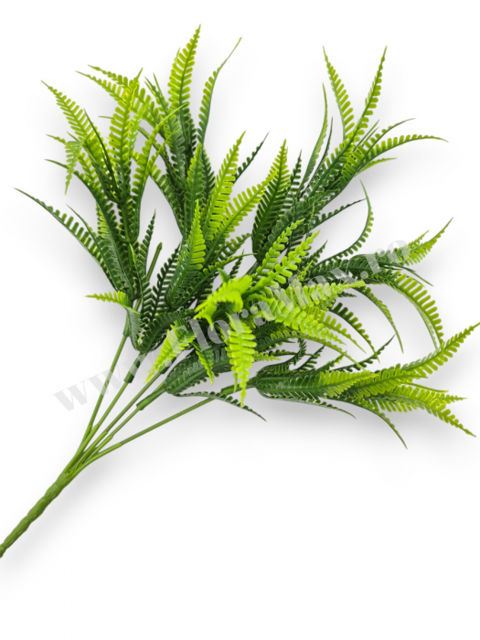 Buchet verdeata artificiala 5 fire 35 cm pentru aranjamente florale, nunti si evenimente [1]