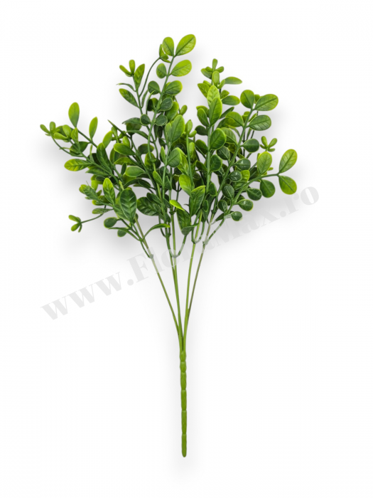 Buchet verdeata artificiala 5 fire 35 cm pentru aranjamente florale, nunti si evenimente [2]