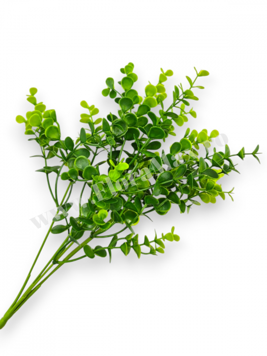 Buchet verdeata artificiala 5 fire 35 cm pentru aranjamente florale, nunti si evenimente [1]