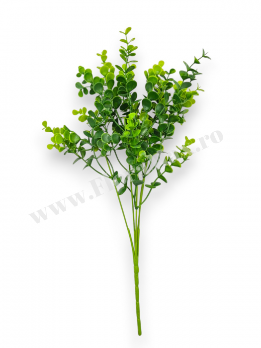 Buchet verdeata artificiala 5 fire 35 cm pentru aranjamente florale, nunti si evenimente [2]