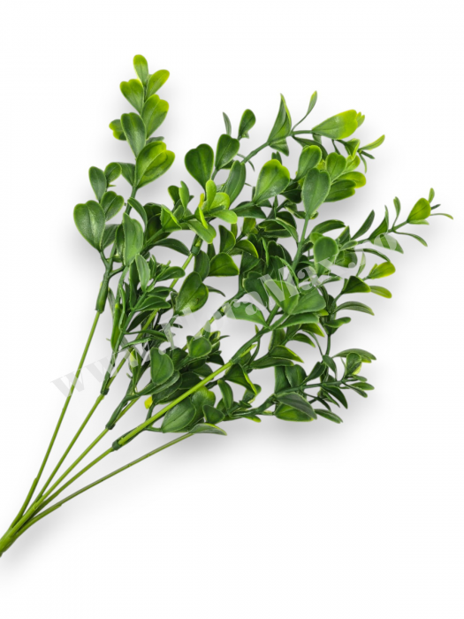 Buchet verdeata artificiala 5 fire 36 cm pentru aranjamente florale, nunti si evenimente [1]