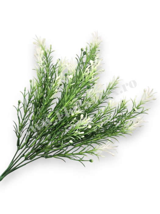 Buchet verdeata artificiala 5 fire 38 cm pentru aranjamente florale, nunti si evenimente [1]