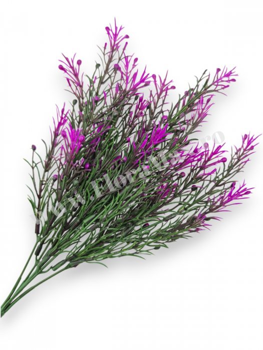 Buchet verdeata artificiala 5 fire 38 cm pentru aranjamente florale, nunti si evenimente [1]