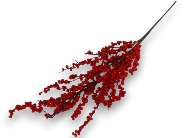 Creanga decorativa ilex rosu 60 cm [1]