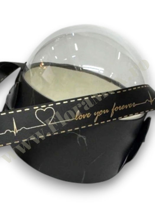 Cutie cupola rotunda cu dom transparent 14x14 cm [3]