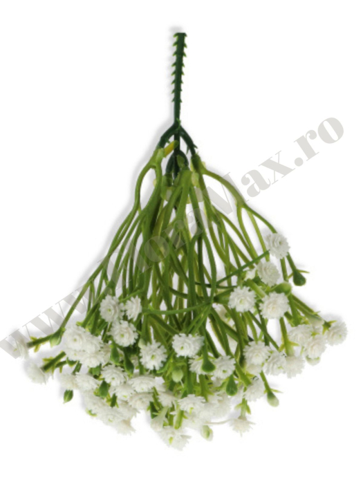 Floarea Miresei Artificiala Gypsophila Alb 25 cm model Pik Floramax [2]