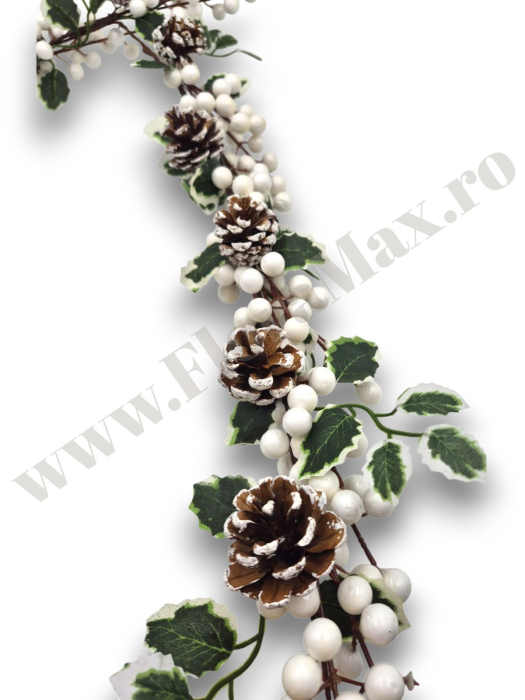 ghirlanda-bile-albe-conuri-frunze-148cm-floramax [2]