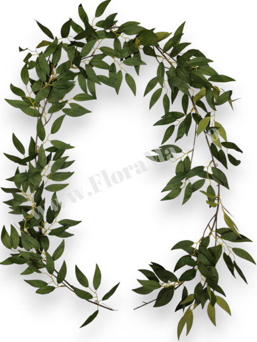 Ghirlanda Frunze Ruscus Textil Verde 190 cm [2]
