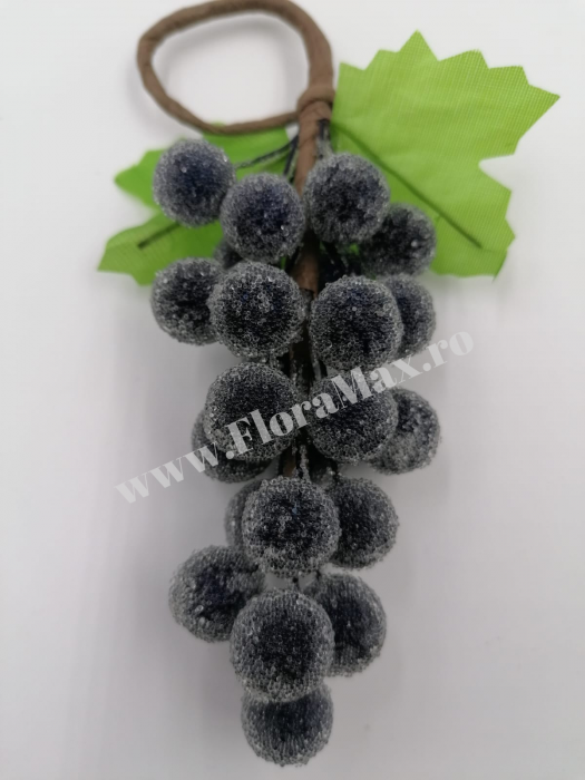 Merisoare inghetate gliterate mov 16 cm [3]
