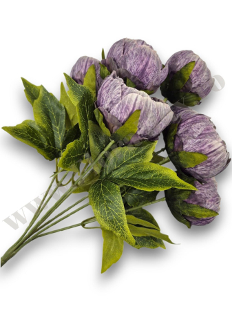 Produse - buchet-mare-bujori-artificiali-7-fire-47-cm-decor-nunta-evenimente