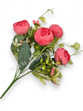 Buchet de ranunculus artificiali pentru nunta si evenimente speciale