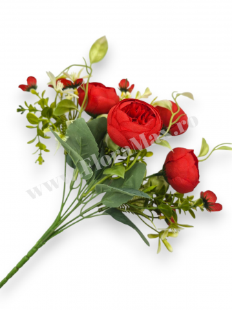 Buchet de ranunculus artificiali pentru nunta si evenimente speciale