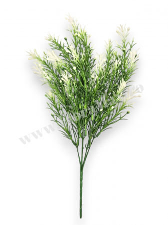 Buchet verdeata artificiala 5 fire 38 cm pentru aranjamente florale, nunti si evenimente [1]