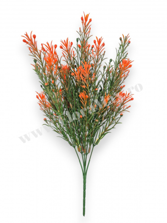 Buchet verdeata artificiala 5 fire 38 cm pentru aranjamente florale, nunti si evenimente [1]