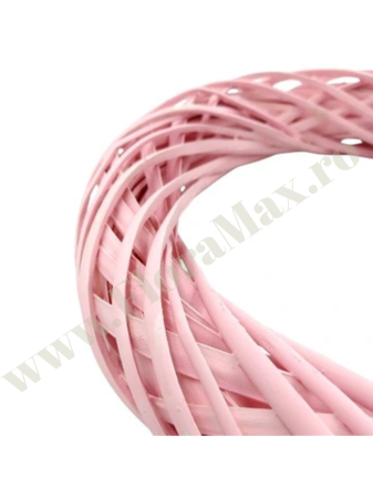 Coronita decorativa din ratan ROZ pentru Craciun, Paste si aranjamente florale [2]