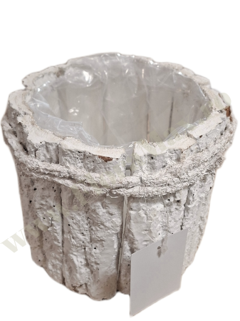 Cosuri pentru flori - Cos din lemn pentru aranjamente florale – decor rustic