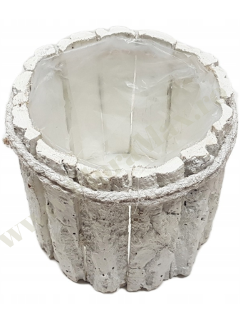 Cosuri pentru flori - Cos din lemn pentru aranjamente florale – decor rustic