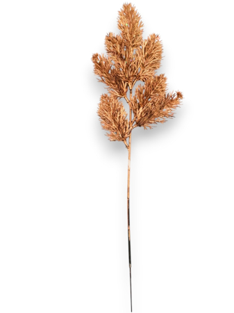 Creanga brad artificial Roz Gold pentru aranjamente Craciun 46 cm [1]