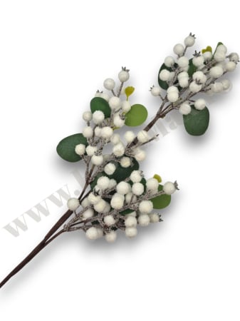 Produse-NOUTATI - creanga-decorativa-craciun-macese-albe-eucalipt-70cm-floramax