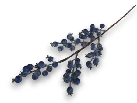 Creanga decorativa macese mov 45 cm