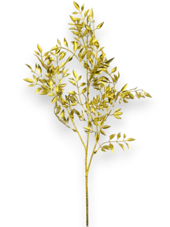 Creanga ruscus artificial auriu pentru aranjamente 75 cm [1]