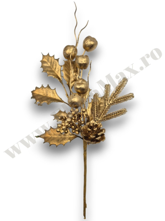 crenguta-aurie-mere-con-brad-30cm-decoratiuni-craciun
