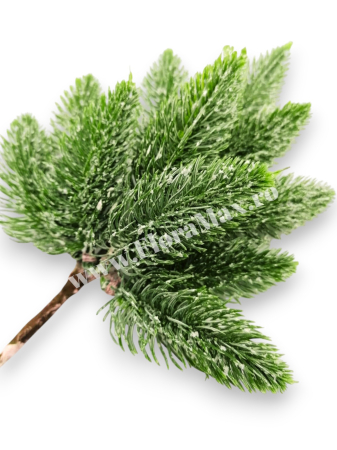 Produse - Crenguta brad artificial ninsa pentru aranjamente Craciun 26 cm