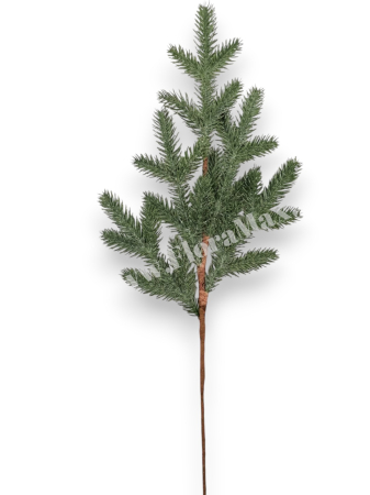Crenguta brad artificial ninsa pentru aranjamente Craciun 68 cm [1]